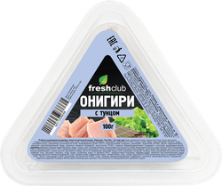 Онигири FRESHCLUB Том-ям, 100г, вид