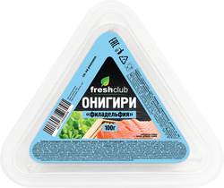 Изображение товара Онигири FRESHCLUB Филадельфия, 100г