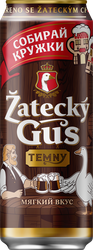 Напиток пивной темный ZATECKY GUS пастеризованный 3,5%, 0,45л, вид