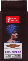 Кофе молотый DOLCE ALBERO 100% arabica, 250г, фото