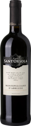 Вино MONTEPULCIANO D'ABRUZZO сортовое красное сухое, 0.75л, фотография