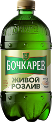 Пиво светлое БОЧКАРЕВ Живой Розлив пастеризованное 4,3%, 0,95л, детальное фото