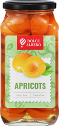 Абрикосы DOLCE ALBERO половинки в сиропе, 880мл, вид