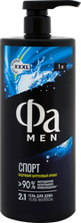 Гель для душа ФА Men Спорт, 1000мл, крупный план