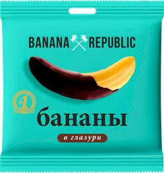 Конфеты BANANA REPUBLIC бананы в глазури, 90г, картинка