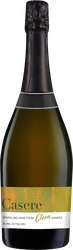 Вино игристое CASERE Глера Экстра Драй белое сухое, 0.75л, крупный план