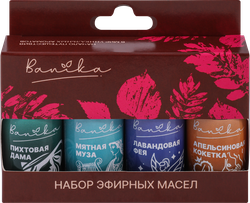 Набор эфирных масел BANIKA Для нее, апельсин, мята, пихта и лаванда, Арт. Б700202, 4х15мл, фотография