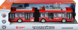 Игрушка инерционная BIGGA Трамвай/Троллейбус со световыми и звуковыми эффектами, в ассортименте, фото