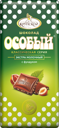 Шоколад ОСОБЫЙ Экстрамолочный с фундуком, 85г, фото