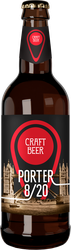 Пиво темное КРИНИЦА Porter 8/20 пастеризованное 8,5%, 0,5л, вид