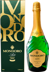 Вино игристое MONDORO Асти Пьемонт белое сладкое, п/у, 0.75л, фотография