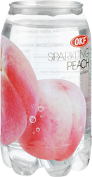 Напиток OKF Sparkling Peach сильногазированный, 0.35л, фото