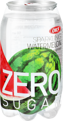 Напиток OKF Sparkling Watermelon Zero сильногазированный, 0.35л, фото