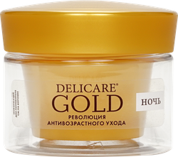 Крем ночной для лица DELICARE Gold 60+, 50мл, детальное фото