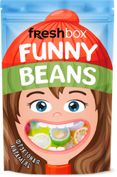 Карамель FRESHBOX Funny Beans Фруктовое ассорти, 30г, изображение