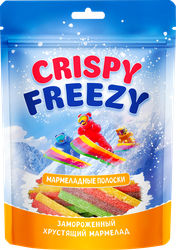 Мармелад жевательный FRESHBOX Crispy Freezy полоски, сублимированный, 85г, фотография