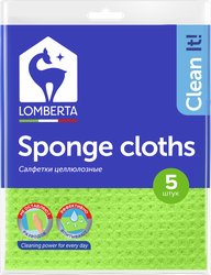 Салфетки LOMBERTA целлюлозные, 5шт, крупный план