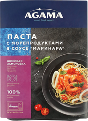 Паста AGAMA с морепродуктами в соусе Маринара, 250г, детальное фото