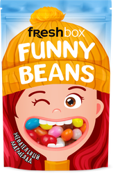 Драже мармеладное FRESHBOX Funny Beans фруктовое ассорти, 33г, картинка