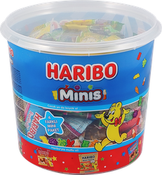 Мармелад жевательный HARIBO Minis, 1кг, крупный план