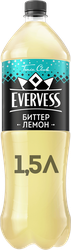 Напиток EVERVESS Тоник Биттер Лемон сильногазированный, 1.5л, фото