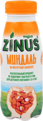 Напиток растительный ZINUS VEGAN Миндаль на йогуртной закваске, с змж, 250г, картинка