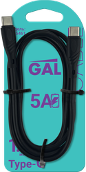 Кабель GAL CU-5461 Type C – Type C, 5А, детальное фото