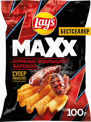 Чипсы картофельные LAY'S Махх Куриные крылышки барбекю, 100г, картинка