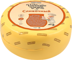 Сыр полутвердый РАДОСТЬ ВКУСА Сливочный 40%, без змж, весовой, фото