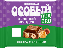 Шоколад Ф.КРУПСКОЙ Экстрамолочный Особый с фундуком, 80г, изображение