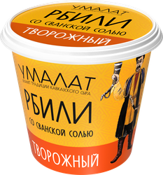 Сыр творожный УМАЛАТ Рбили со сванской солью 60%, без змж, 130г, фотография