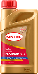 Масло моторное SINTEC Platinum 7000 5W-40 C3 SP, 1л, фото