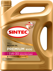 Масло моторное SINTEC Premium 9000 5W-30 A5/B5 SL/CF, 4л, вид