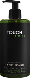 Гель для мытья рук TOUCH Розовый перец, ветивер и пачули, 450мл, вид