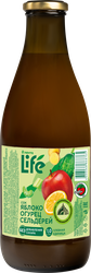 Сок ЛЕНТА LIFE Яблоко, огурец, сельдерей, имбирь, лимон, 1л, фотография