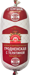 Колбаса вареная МК ГРОДНЕНСКИЙ с телятиной, 400г, картинка