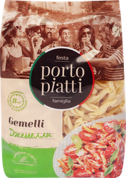 Макароны PORTO PIATTI Джемелли, группа А высший сорт, 400г, изображение