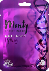 Лифтинг-маска MONTY Tencel Коллаген, 25мл, картинка