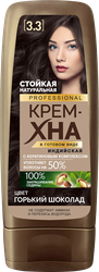 Крем-хна для волос ФИТОКОСМЕТИК Индийская Professional 3.3 Горький шоколад, 140мл, вид