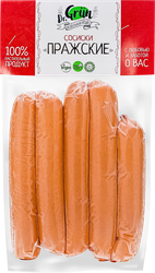 Сосиски DR.GRUN Пражские растительные, 300г, крупный план