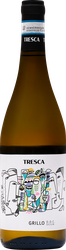 Вино TRESCA Grillo сортовое белое сухое, 0.75л, детальное фото