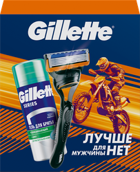 Набор подарочный GILLETTE Бритва Fusion c 1 сменной кассетой+TGS Гель для бритья Алоэ, 75мл, вид