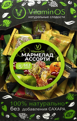 Мармелад VITAMINOS Ассорти, без сахара, 350г, фотография