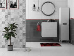 Бордюр CERSANIT Metallic серебряный 1X60 см 1 шт., фотография
