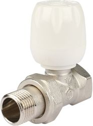 Клапан для радиатора латунь прямой 1/2" STOUT SVRs с неподъемным шпинделем, вид