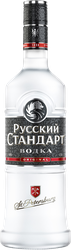 Водка РУССКИЙ СТАНДАРТ 40%, 0.5л, крупный план