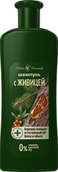 Шампунь для всех типов волос НЕВСКАЯ КОСМЕТИКА с живицей, 400мл, вид