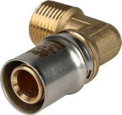 Угольник-переходник латунь STOUT 20xR 1/2", фотография
