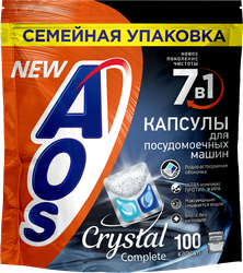 Капсулы для посудомоечной машины AOS Crystal, 100шт, картинка