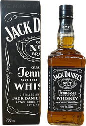 Виски JACK DANIEL'S Джек Дэниел’с Теннесси зерновой 40%, п/у, 0.7л, вид